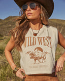 Wild West Frontier Graphic Muscle Tee