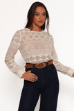 Maddot Long Sleeve Top Cream