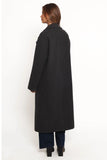 Brylie Oversized Coat Charcoal
