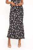 Giarda Maxi Skirt Dark Floral