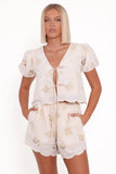 Khylani Short Set Cream