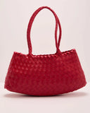 Tove Woven Vegan Leather Tote Bag
