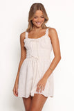 Janessa Mini Dress Cream Floral