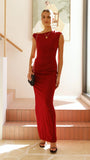 Lilah Maxi Dress Wine