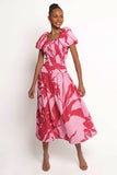 Bradley Maxi Dress Pink Floral