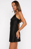 Lets Get Going Mini Dress Black