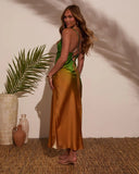 Summer Smiles Slip Cowl Maxi Dress