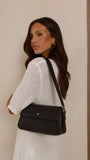 Jocelyn Shoulder Bag Black PU