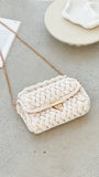 Annabel Chunky Plaited Handbag Light Cream