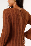 Colter Long Sleeve Maxi Dress Bronze