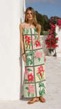 Elora Maxi Dress Tropical Bloom