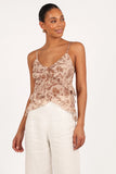 Gabrielle Ruffle Top Wild Orchid