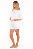 Runa Self Love Graphic Tee White