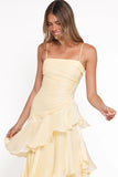 Rosalie Maxi Dress Butter Yellow