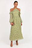 Alina Maxi Dress Sage Botanica