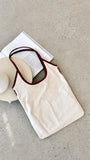 Isobel Shoulder Bag Natural Linen