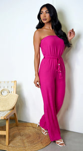 May Tube Jumpsuit Pink