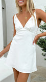 Halina Mini Dress White
