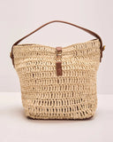 Sunny Bliss Straw Bucket Bag