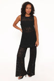 Sammy Embroidered Set Black