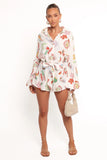 Jillia Long Sleeve Romper Alfresco