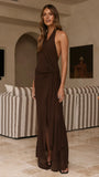 Amanda Maxi Dress Chocolate