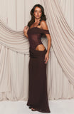 Starlight Affair Maxi Dress Chocolate