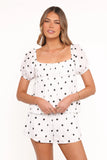 Julia Set Black Polkadot