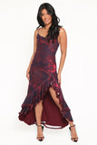 Carella Maxi Dress Red Floral