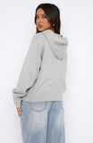 Its Cool Knit Hoodie Light Grey
