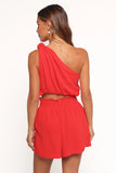 Sally Top Short Set Red