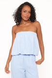 Olivia Pant Set Baby Blue