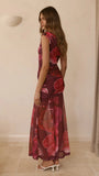 Delara Maxi Dress Fuchsia