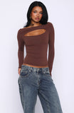 You Just Get Better Long Sleeve Top Expresso