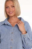 Antonella Denim Shirt Denim Blue