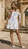 Delta Mini Dress Botanical Bloom