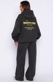 Proving Myself Wrong Wide Leg Sweatpants Charcoal