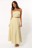 Serafina Two Piece Set Orange Stripe