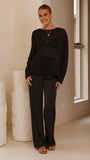 Lakoa Knit Top Black