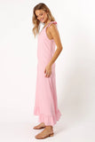 Fleaur One Shoulder Maxi Dress Pink