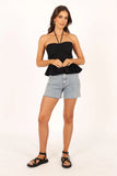 Dede Halter Top Black