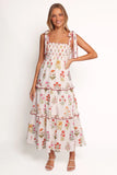 Aurelia Maxi Dress White Floral