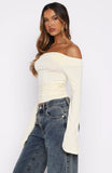 Perfect Night Long Sleeve Top Cream