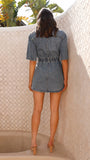 Raz Mini Dress Mid Denim