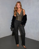Night Crush Lurex Bodysuit