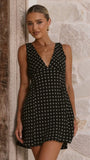 Gabriella Mini Dress Black Floral