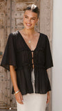 Raya Top Black