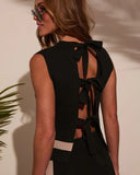 Cool Again Contrast Trim Top