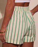 Peyton Striped Poplin Shorts
