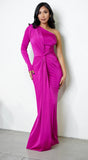 Avyan Maxi Dress Magenta